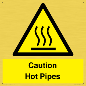 Caution Hot Pipes